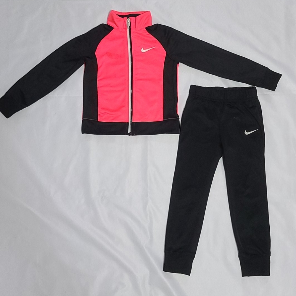 Nike Girls Track Suit Tricot Jacket Pants 2 pc Set